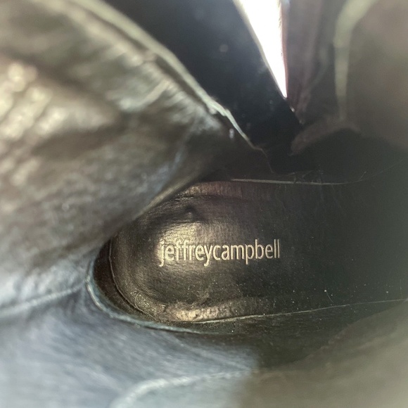 JEFFREY CAMPBELL Patent Leather Czech Combat Boots - Picture 8 of 9